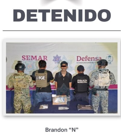 DETIENEN A MASCULINO POR PRESUNTOS DELITOS CONTRA LA SALUD