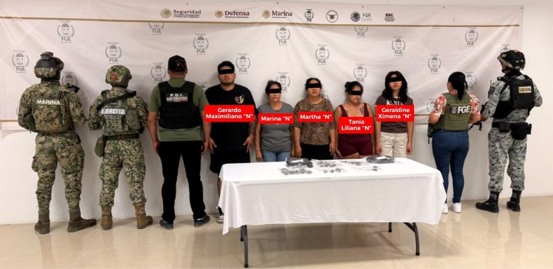 Autoridades aseguran drogas, cartuchos útiles y vehículos en seis cateos