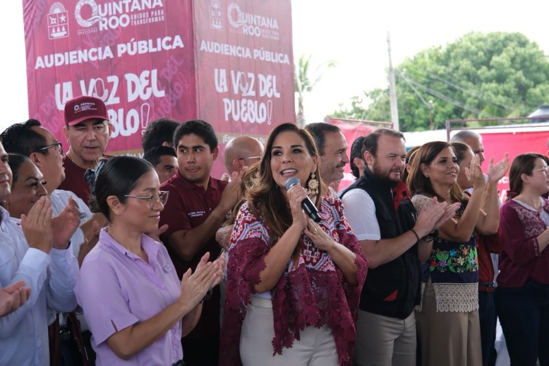 Atiende Mara Lezama en Calderitas