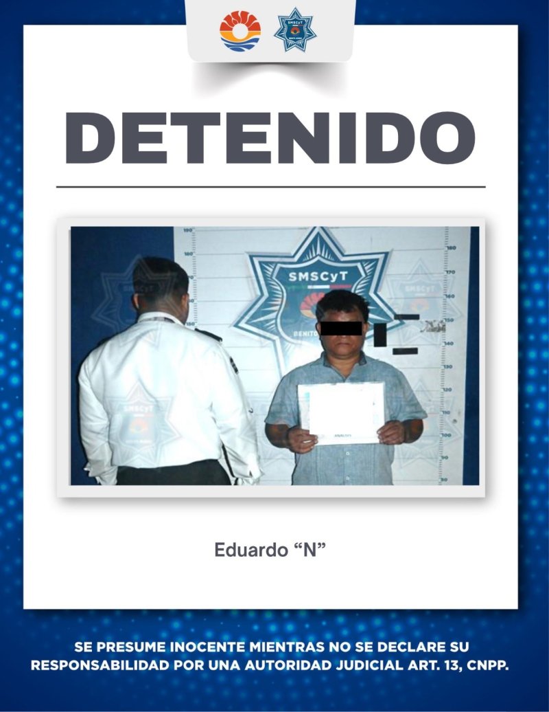 DETIENEN A MASCULINO POR LESIONES Y DAÑOS