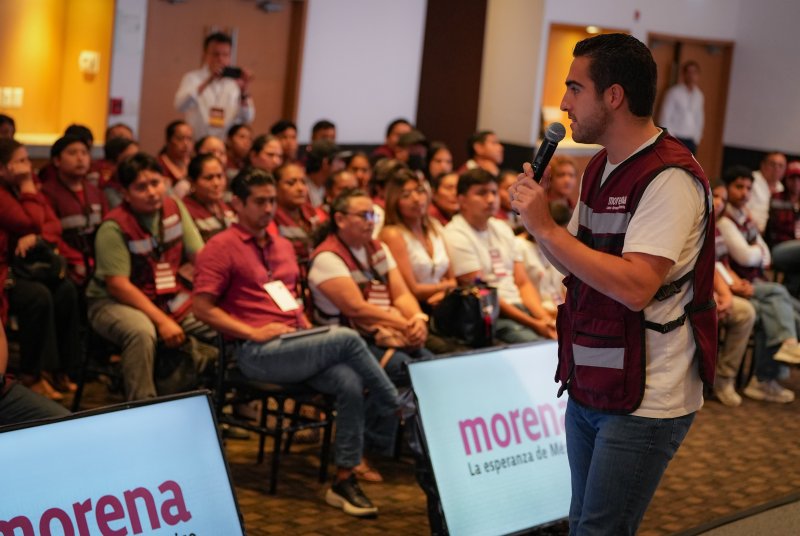 Gino Segura destaca resultados de la transformación y llama a fortalecer la organización de Morena